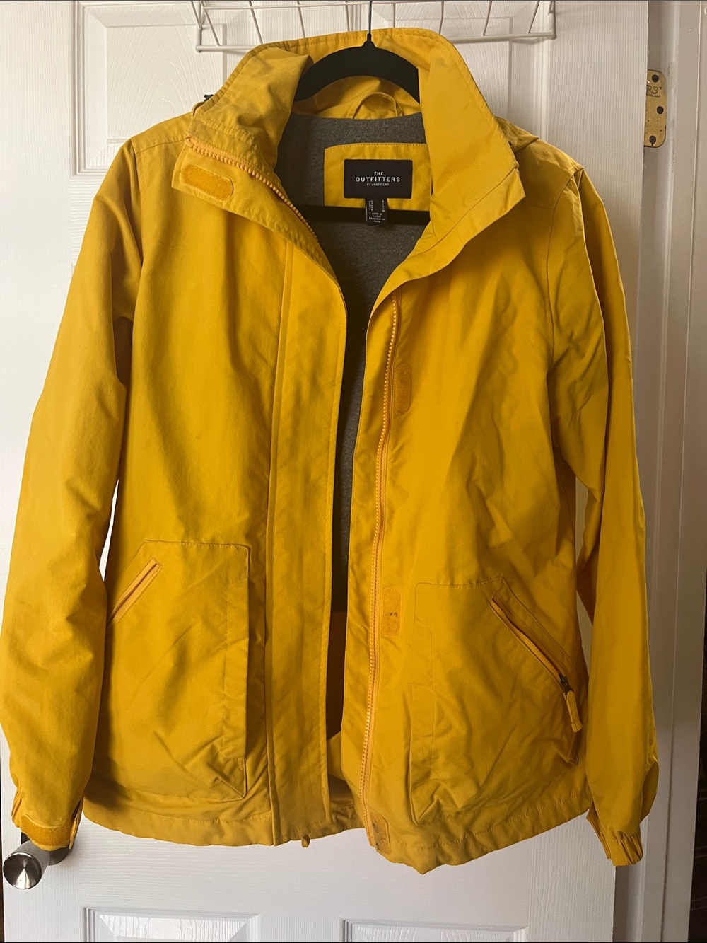 Lands' End Yellow Waterproof Jacket